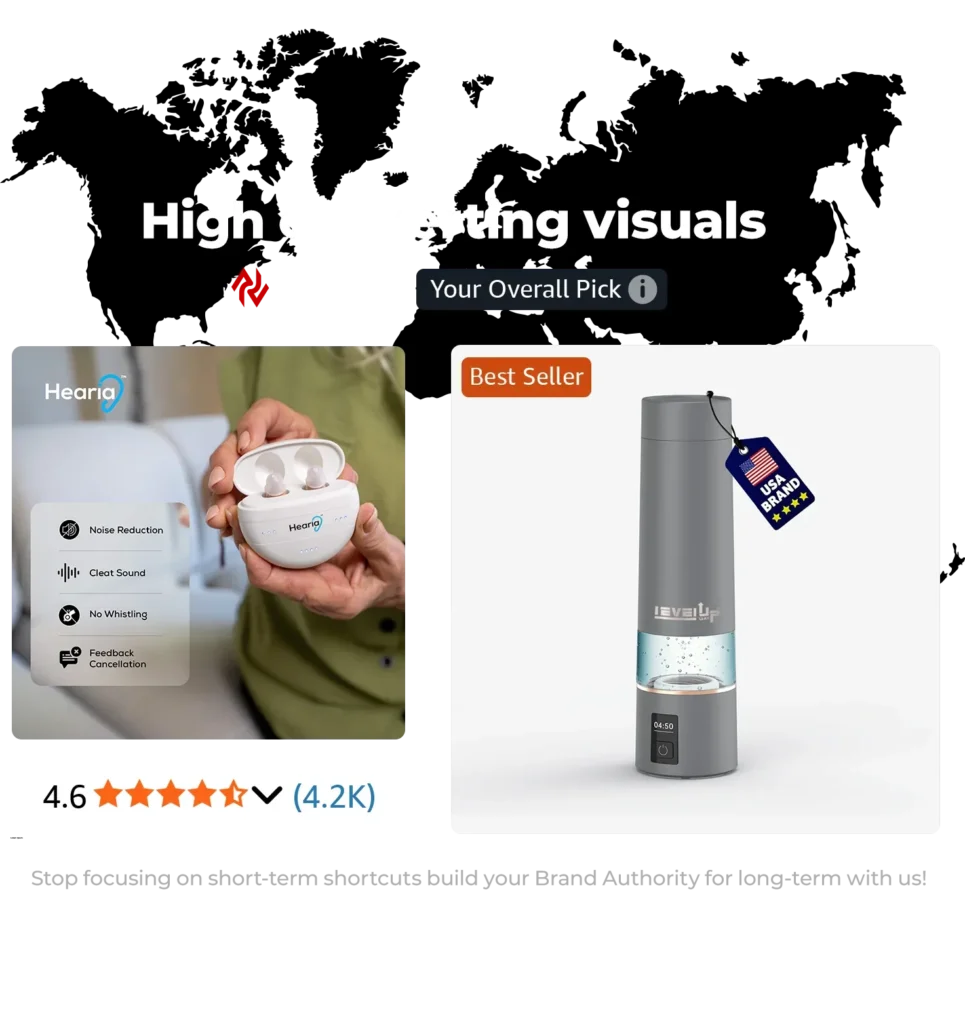 High Converting Amazon Listing Design, Amazon Listing Design Optimization, Amazon Listing Design Agency